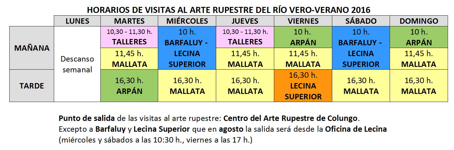 horarios AR 16