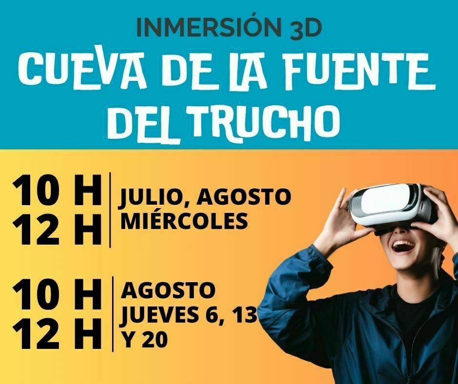 Inmersión en 3D en la Cueva de la Fuente del Trucho 